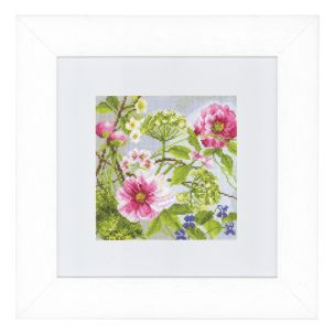 **-Counted Cross Stitch Kit: Peonies (Aida)-** ##-Lanarte PN-0147479-##