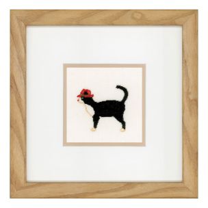 **-Counted Cross Stitch Kit: Jazz Cats II (Linen)-** ##-Lanarte PN-0150008-##