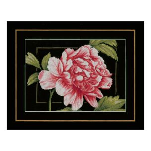 **-Counted Cross Stitch Kit: Pink Rose (Aida)-** ##-Lanarte PN-0155749-##