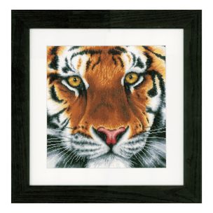 **-Counted Cross Stitch Kit: Tiger (Evenweave)-** ##-Lanarte PN-0156010-##
