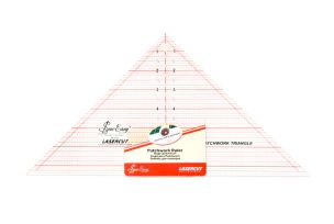 **-QUILTING RULER 90 DEGREE TRIANGLE 7-1/2 X 15-1/2 INCH-** ##-Sew Easy NL4172-##