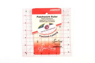 **-QUILTING RULER SQUARE 6-1/2 X 6-1/2 INCH-** ##-Sew Easy NL4177-##