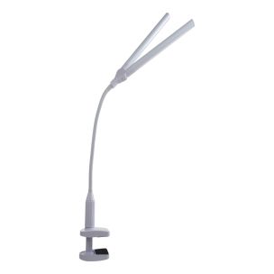 **-Double LED Sewing Desk Light-** Clip-on Dimmable Desk Lamp with Clamp for Sewing Room Lighting, Adjustable Brightness, Natural Daylight Effect Sewing Area Light. Hand/Machine Sewing Craft Reading ##-Sewing Online SO1340-##