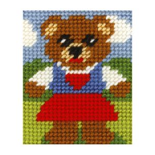 **-Embroidery Kit: Girl Bear-** ##-Orchidea ORC-9731-##