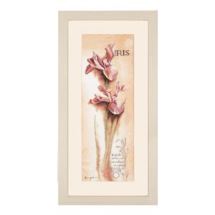 **-Lanarte PN-0008049 Iris-** Botanical Counted Cross Stitch Kit ##-Lanarte PN-0008049-##