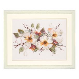 **-Lanarte PN-0008051 Appelblossom Counted Cross Stitch Kit-** ##-Lanarte PN-0008051-##
