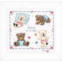 **-Counted Cross Stitch Kit: First Steps-** ##-Vervaco PN-0143714-##