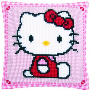 **-Cross Stitch Cushion Hello Kitty-** ##-Vervaco PN-0147565-##