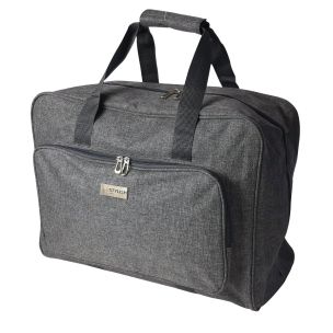 **-Sewing Machine Bag-** Heather Grey | 46 x 33 x 20cm | Carry Bag for Janome, Brother, Singer, Bernina and Most Sewing Machines ##-Sew Stylish PT660-HEATHER-GREY-##