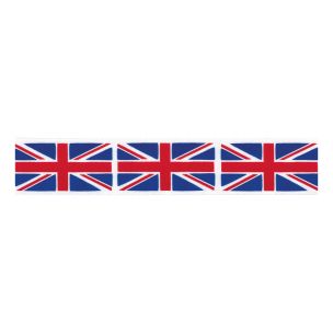 **-Berisfords Red-** White & Blue British Union Jack Flag Ribbon (20m spool) ##-Berisfords Ribbon R11523----1-##