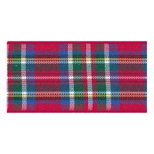**-Berisfords 7mm Woven Tartan Ribbon (25m spool)-** ##-Berisfords Ribbon R7622-7----##