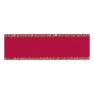 **-Berisfords 7mm Gold Metallic Edge Satin Ribbon (20m spool)-** ##-Berisfords Ribbon R7696-7----##