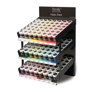 **-Trimits: Fabric Paint Pot Stand: 24 Colours-** ##-Trimits FP50STD-##