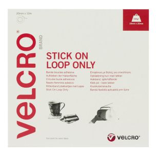 **-Velcro Tape Stick On (Loop Only) 20mm x 10mtr-** ##-Velcro V60222-##