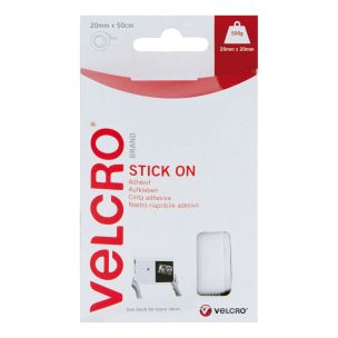 **-Velcro Tape Stick On White-** ##-Velcro V602---STSTWHT-##