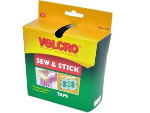 **-Velcro Tape Sew And Stick White-** ##-Velcro V602---SWSTWHT-##