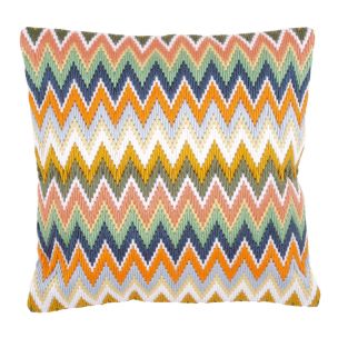 **-Long Stitch Cushion: Zigzag-** ##-Vervaco PN-0147946-##