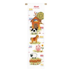 **-Counted Cross Stitch: Height Chart: At The Farm II-** ##-Vervaco PN-0148150-##