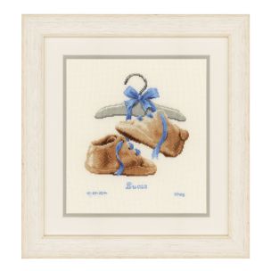 **-Counted Cross Stitch: My First Shoes-** ##-Vervaco PN-0148562-##