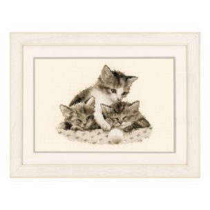 **-Counted Cross Stitch Kit: Three Little Kittens-** ##-Vervaco PN-0148985-##