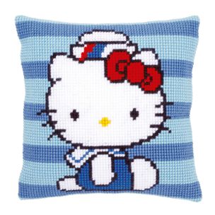 **-Cross Stitch Cushion: Hello Kitty: Marine I-** ##-Vervaco PN-0149831-##