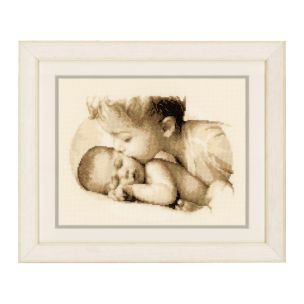 **-Counted Cross Stitch Kit: Brotherly Love-** ##-Vervaco PN-0150040-##