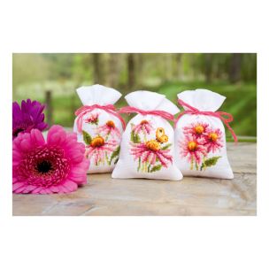 **-Counted Cross Stitch Bags: Echinacea & Butterflies II-** ##-Vervaco PN-0150042-##