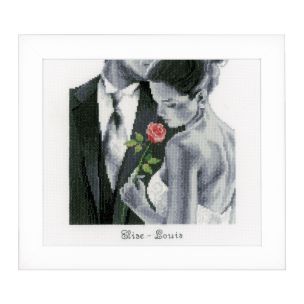 **-Counted Cross Stitch Kit: Rose of Love-** ##-Vervaco PN-0150602-##