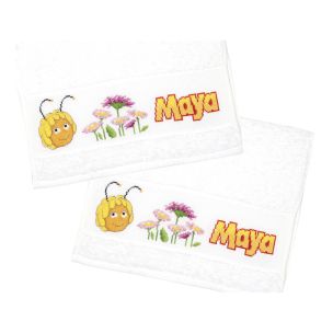 **-Counted Cross Stitch: Towel: Maya & Flowers: Set of 2-** ##-Vervaco PN-0150837-##
