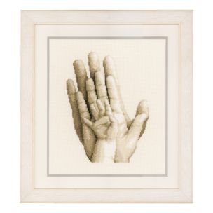 **-Counted Cross Stitch Kit: Hands-** ##-Vervaco PN-0154230-##