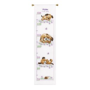 **-Counted Cross Stitch Height Chart: Playing Dogs-** ##-Vervaco PN-0155039-##