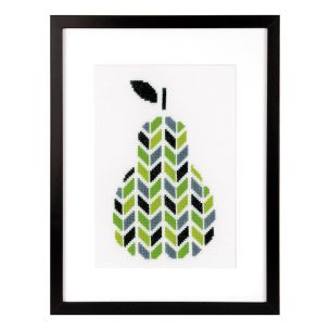 **-Counted Cross Stitch Kit: Pear-** ##-Vervaco PN-0156110-##