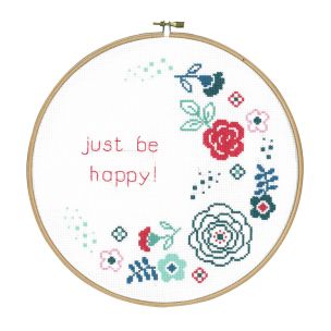 **-Counted Cross Stitch Kit: Modern Flowers-** ##-Vervaco PN-0156333-##