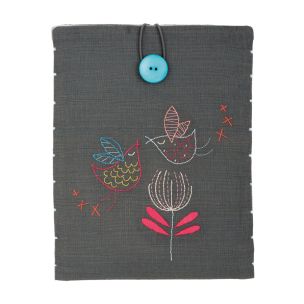 **-Embroidery Tablet Cover: Stylised Birds-** ##-Vervaco PN-0156733-##