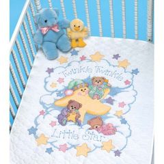 **-Twinkle Twinkle Stamped Cross Stitch Kit-** ##-Dimensions D03171-##