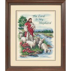 **-The Lord Is My Shepheard Stamped Cross Stitch Kit-** ##-Dimensions D03222-##