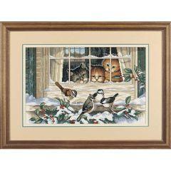 **-Three Bird Watchers Counted Cross Stitch Kit-** ##-Dimensions D03839-##