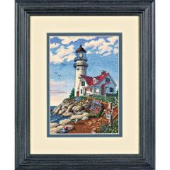 **-Beacon At Rocky Point Cross Stitch Kit-** ##-Dimensions D06958-##
