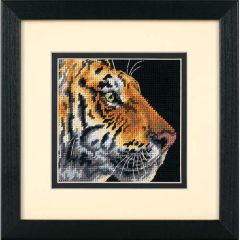 **-Tiger Profile Needlepoint/Tapestry Kit-** ##-Dimensions D07225-##