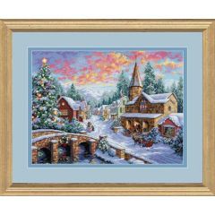 **-Holiday Village Christmas Cross Stitch Kit-** ##-Dimensions D08783-##