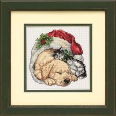 **-Christmas Morning Pets Christmas Cross Stitch Kit-** ##-Dimensions D08826-##