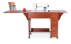 **-Alice Sewing Cabinet Teak-**##-Sewing Online 205-##