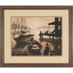 **-Peaceful Silhouette Counted Cross Stitch Kit-** ##-Dimensions D35018-##