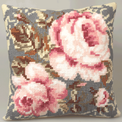 **-Ancient Rose Cushion Kit-** ##-Collection D'Art CD5052-##
