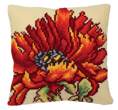 **-Delicious Poppy Cushion Kit-** ##-Collection D'Art CD5166-##