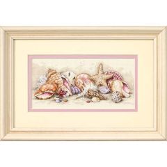 **-Seashell Treasures Cross Stitch Kit-** ##-Dimensions D65035-##