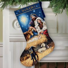 **-Holy Night Stocking Christmas Cross Stitch Kit-** ##-Dimensions D70-08838-##