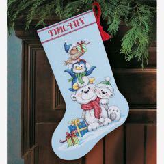 **-Stack Of Critters Christmas Cross Stitch Kit-** ##-Dimensions D70-08840-##
