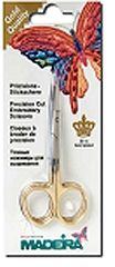 **-Madeira Gold Plated Double Curved Embroidery Sicssors-** ##-Madeira 9478-##