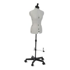 **-Adjustable Dressmakers Dummy-** Celine Standard Plus in Grey Fabric with Hem Marker, Dress Form Sizes 10 to 22, Pin, Measure, Fit and Display your Clothes on this Tailors Dummy ##-Sewing Online FG96-0-2--##